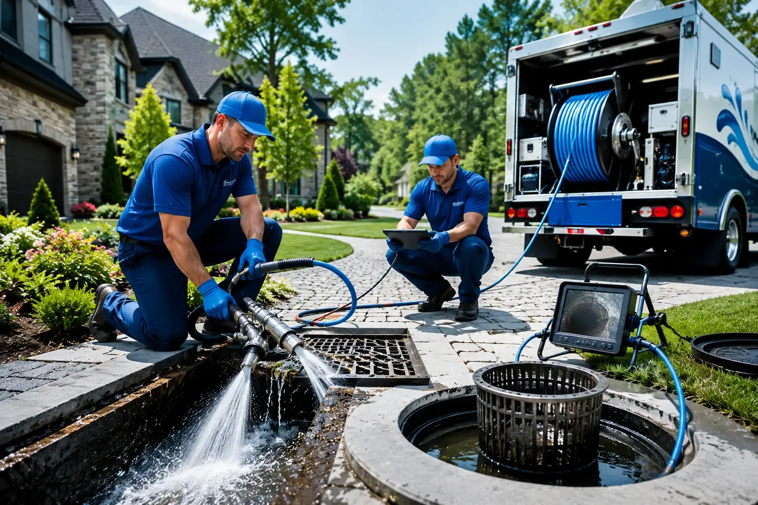 Local outdoor drain cleaning professionals in Eagle, MI